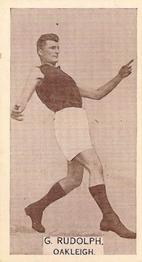 1933 Wills's Victorian Footballers (Small) #60 George Rudolph Front